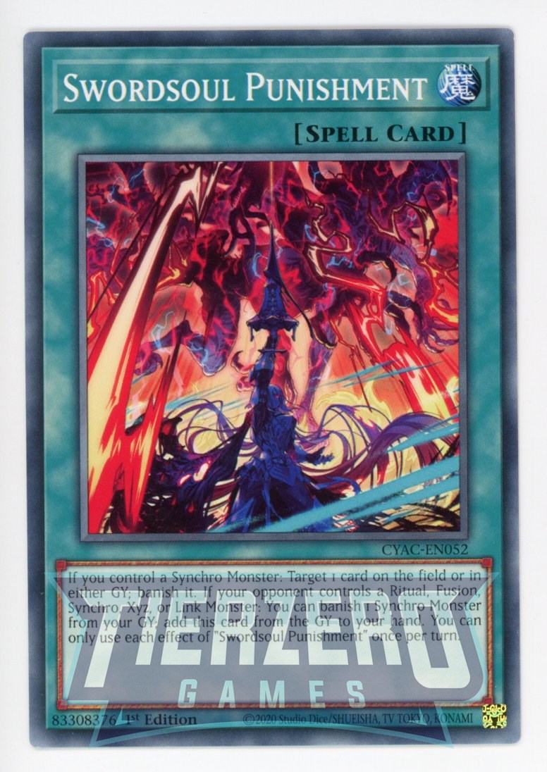 CYAC-EN052 - Swordsoul Punishment - Common - Normal Spell - Cyberstorm Access