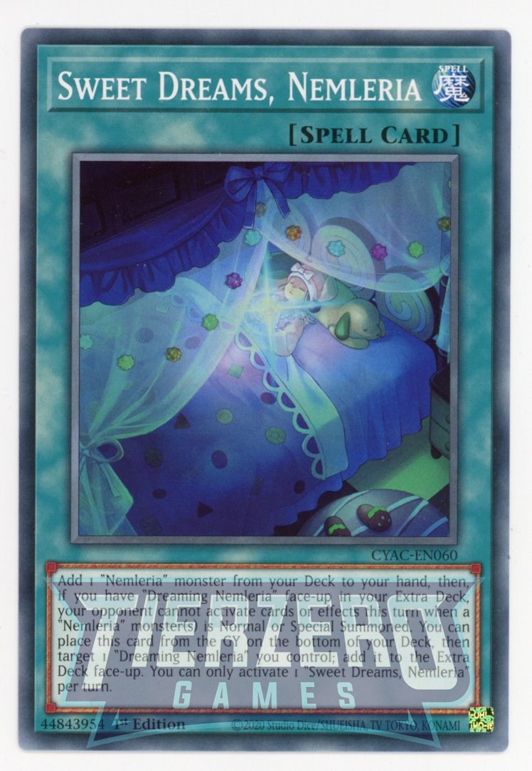 CYAC-EN060 - Sweet Dreams, Nemleria - Common - Normal Spell - Cyberstorm Access