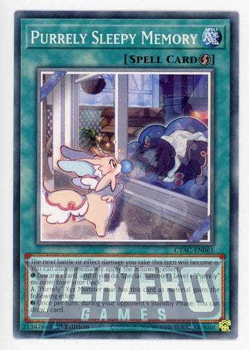 CYAC-EN061 - Purrely Sleepy Memory - Common - Cyberstorm Access