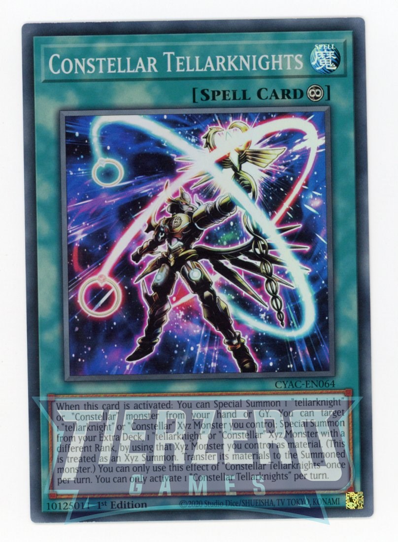 CYAC-EN064 - Constellar Tellarknights - Super Rare - Continuous Spell - Cyberstorm Access