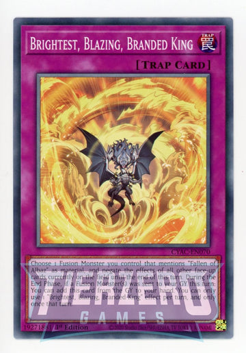 CYAC-EN070 - Brightest, Blazing, Branded King - Common - Cyberstorm Access