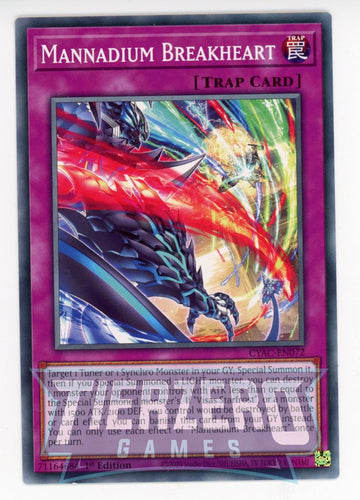 CYAC-EN072 - Mannadium Breakheart - Common - Cyberstorm Access