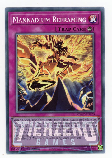 CYAC-EN073 - Mannadium Reframing - Common - Cyberstorm Access