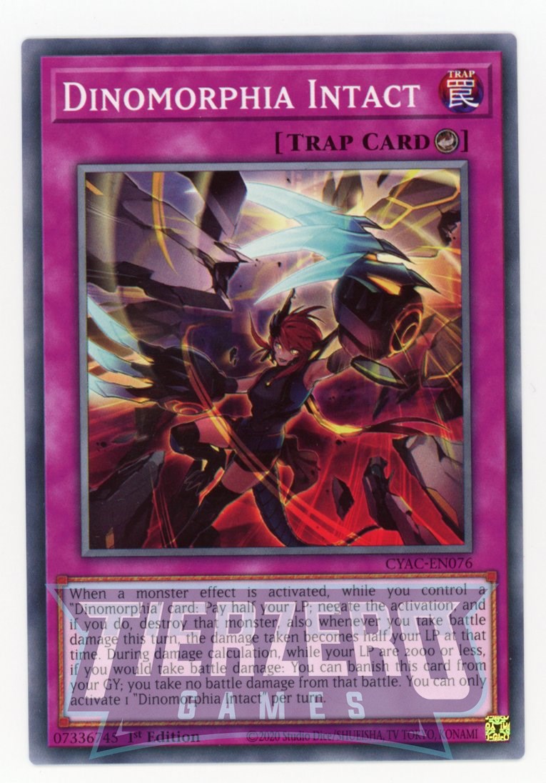 CYAC-EN076 - Dinomorphia Intact - Common - Counter Trap - Cyberstorm Access