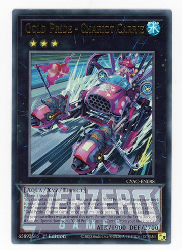 CYAC-EN088 - Gold Pride - Chariot Carrie - Ultra Rare - Cyberstorm Access