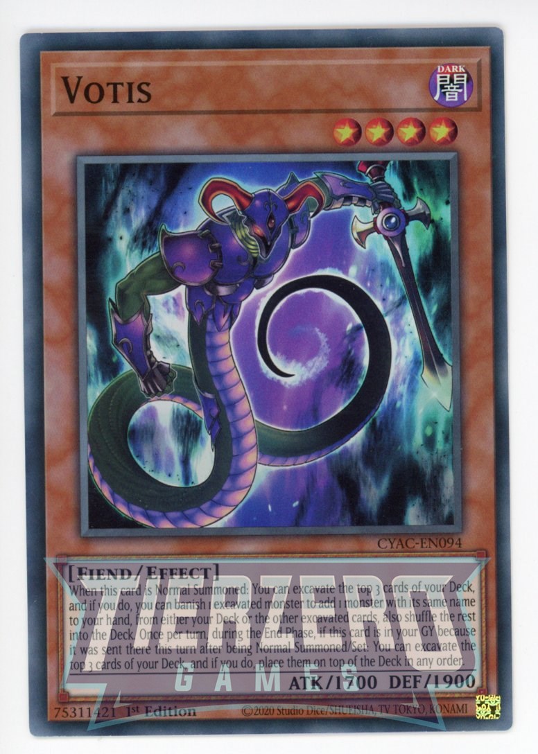 CYAC-EN094 - Votis - Super Rare - Effect Monster - Cyberstorm Access