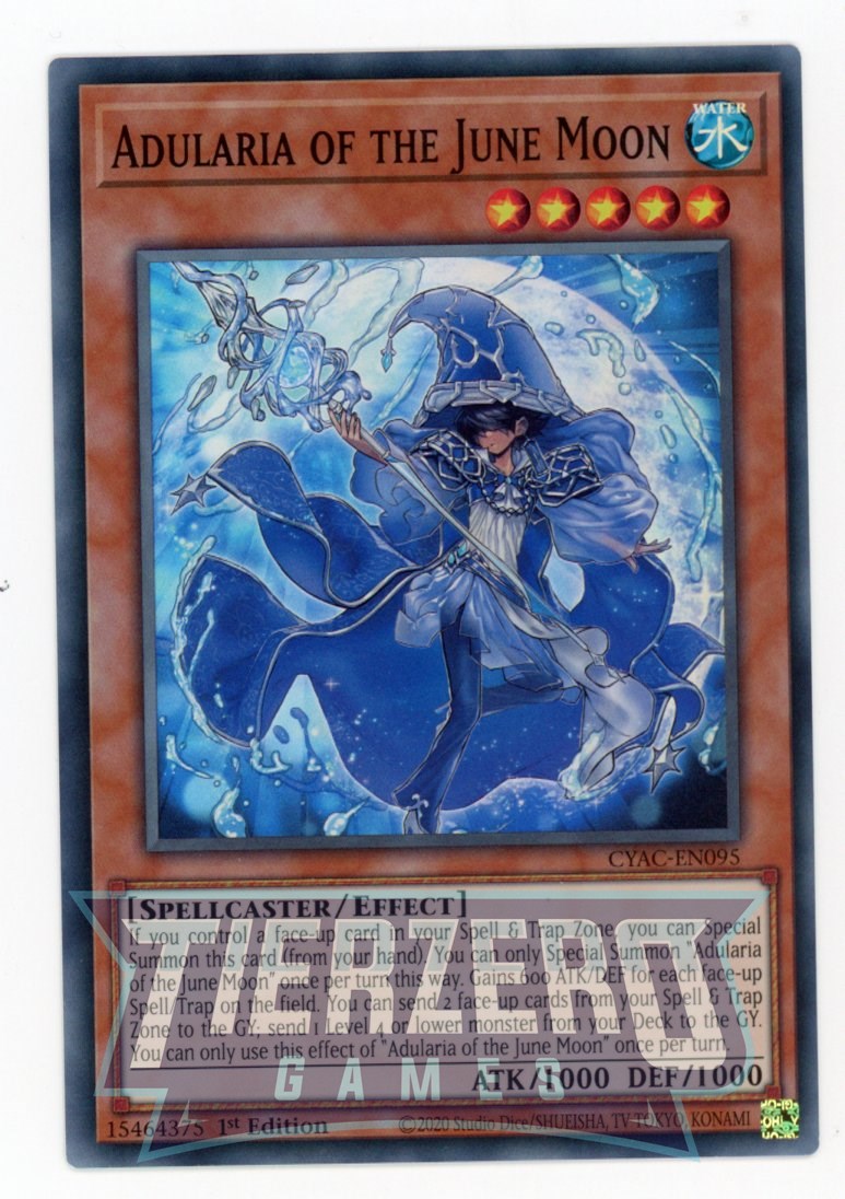 CYAC-EN095 - Adularia of the June Moon - Super Rare - Effect Monster - Cyberstorm Access