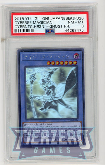 CYHO-JP026 - Cyberse Magician - Ultra Rare - Cybernetic Horizon - PSA 8