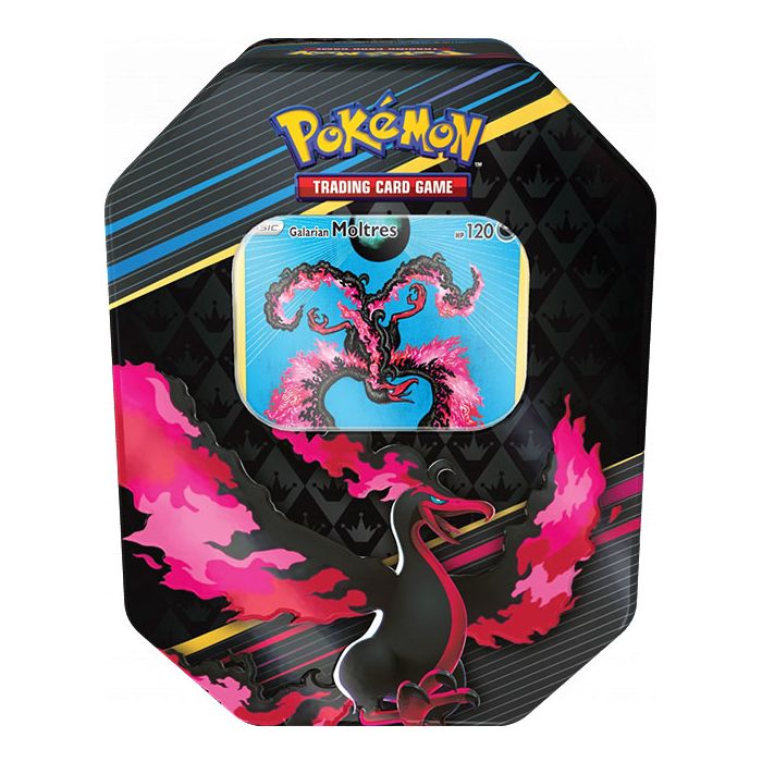 Pokemon Crown Zenith Galarian Moltres Tin