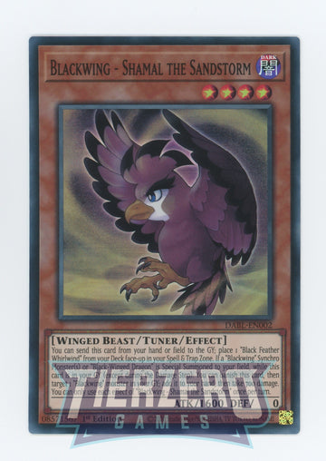 DABL-EN002 - Blackwing - Shamal the Sandstorm - Super Rare - Darkwing Blast
