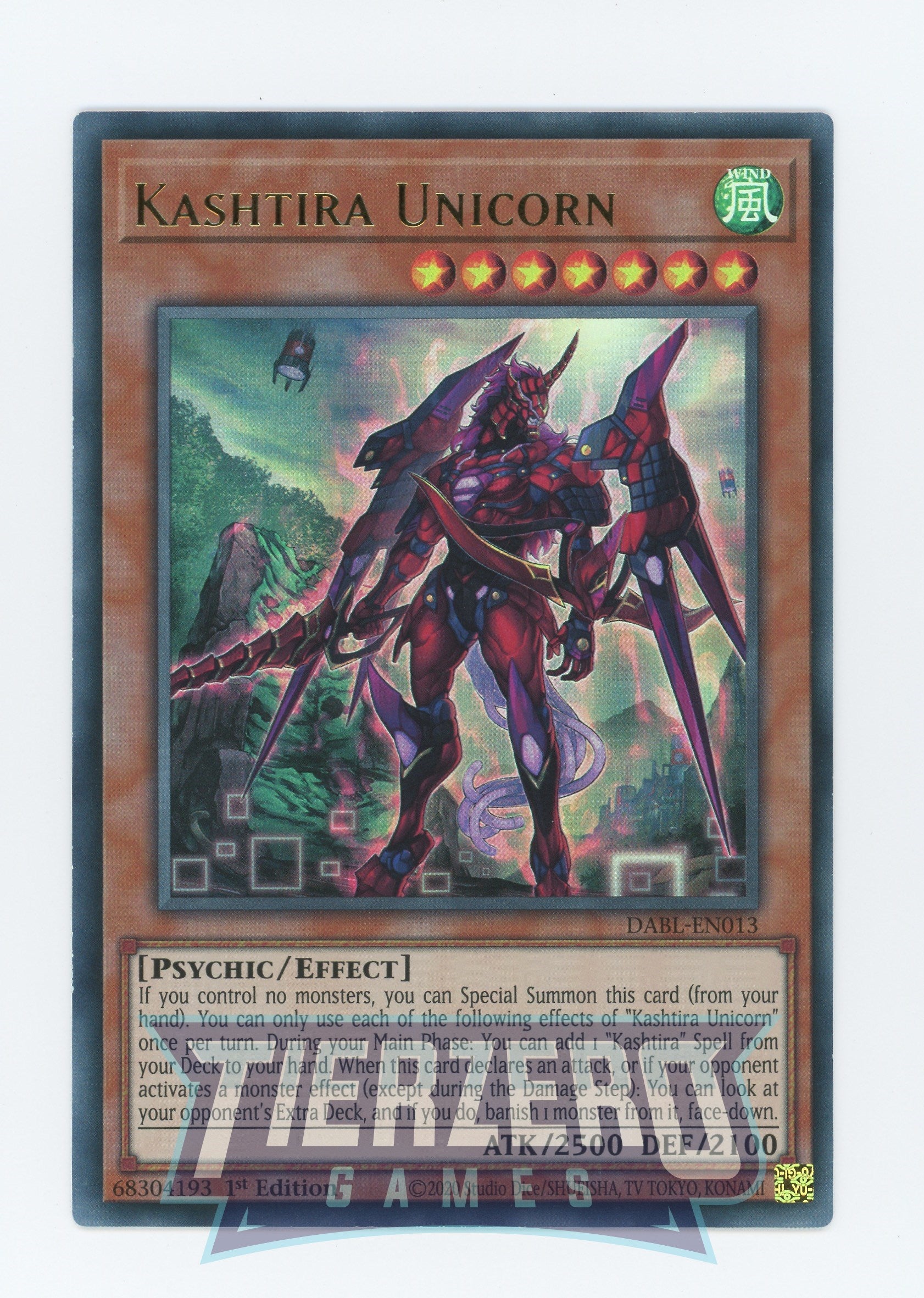 DABL-EN013 - Kashtira Unicorn - Ultra Rare - Effect Monster - Darkwing Blast