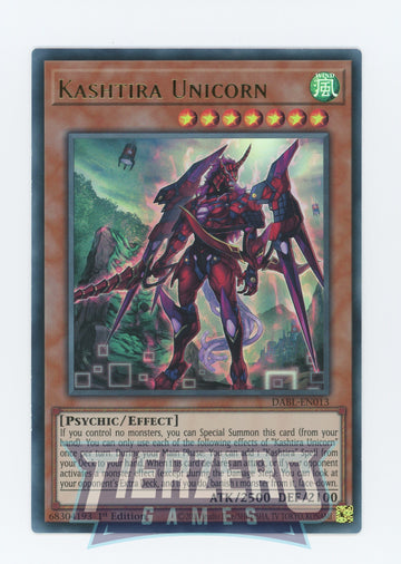 DABL-EN013 - Kashtira Unicorn - Ultra Rare - Darkwing Blast