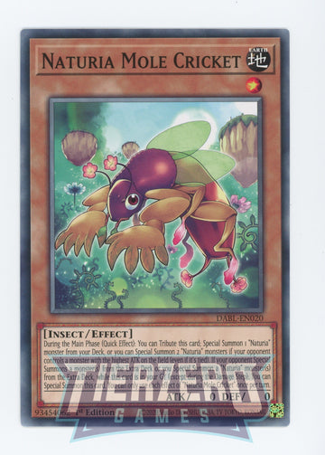 DABL-EN020 - Naturia Mole Cricket - Common - Darkwing Blast