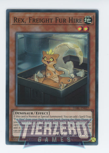 DABL-EN027 - Rex, Freight Fur Hire - Super Rare - Darkwing Blast