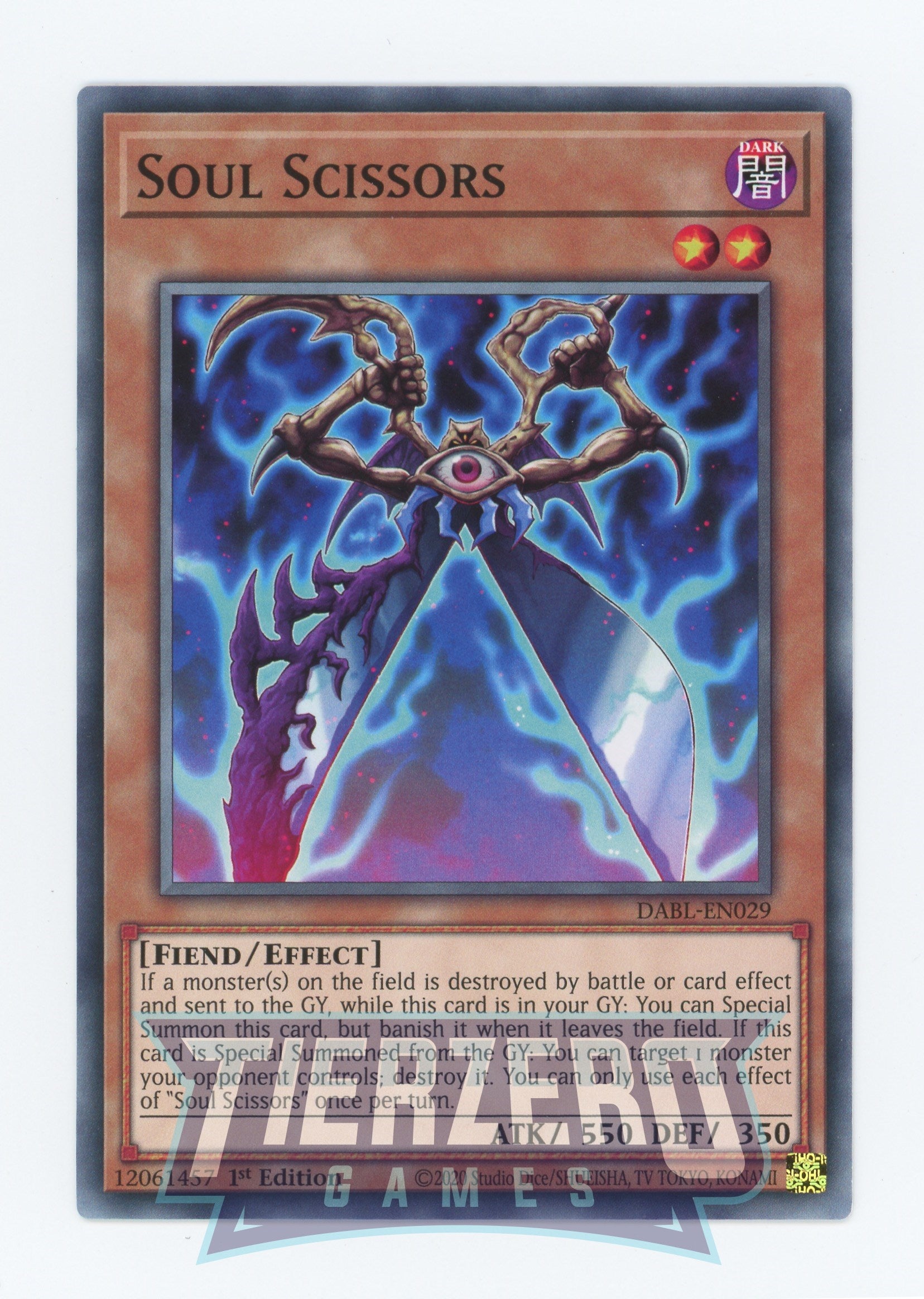 DABL-EN029 - Soul Scissors - Common - Effect Monster - Darkwing Blast