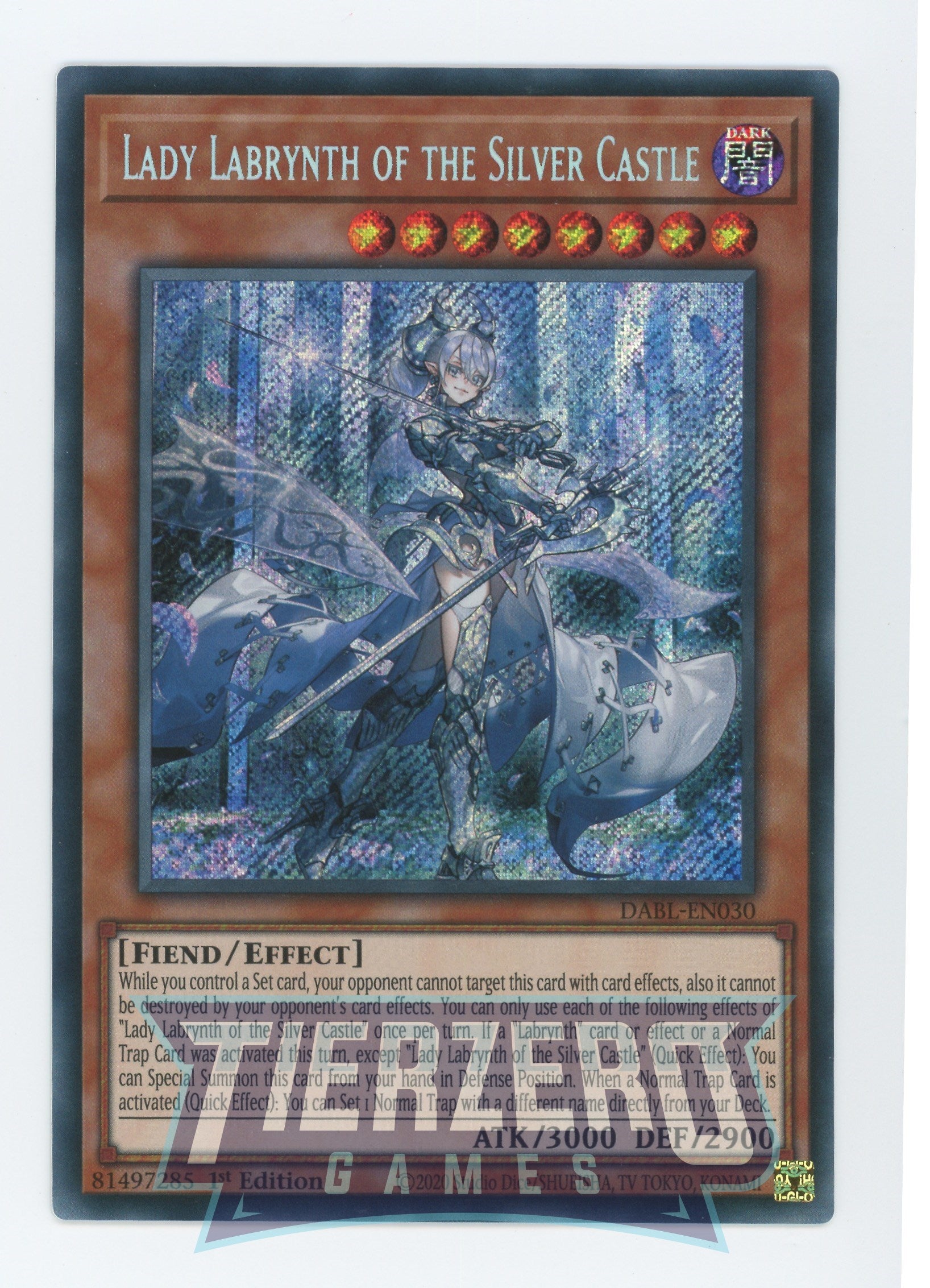 DABL-EN030 - Lady Labrynth of the Silver Castle - Secret Rare - Effect Monster - Darkwing Blast