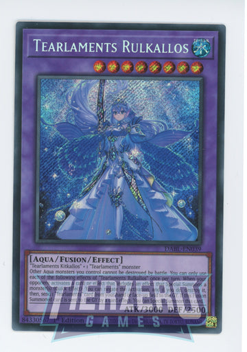 DABL-EN039 - Tearlaments Rulkallos - Secret Rare - Darkwing Blast