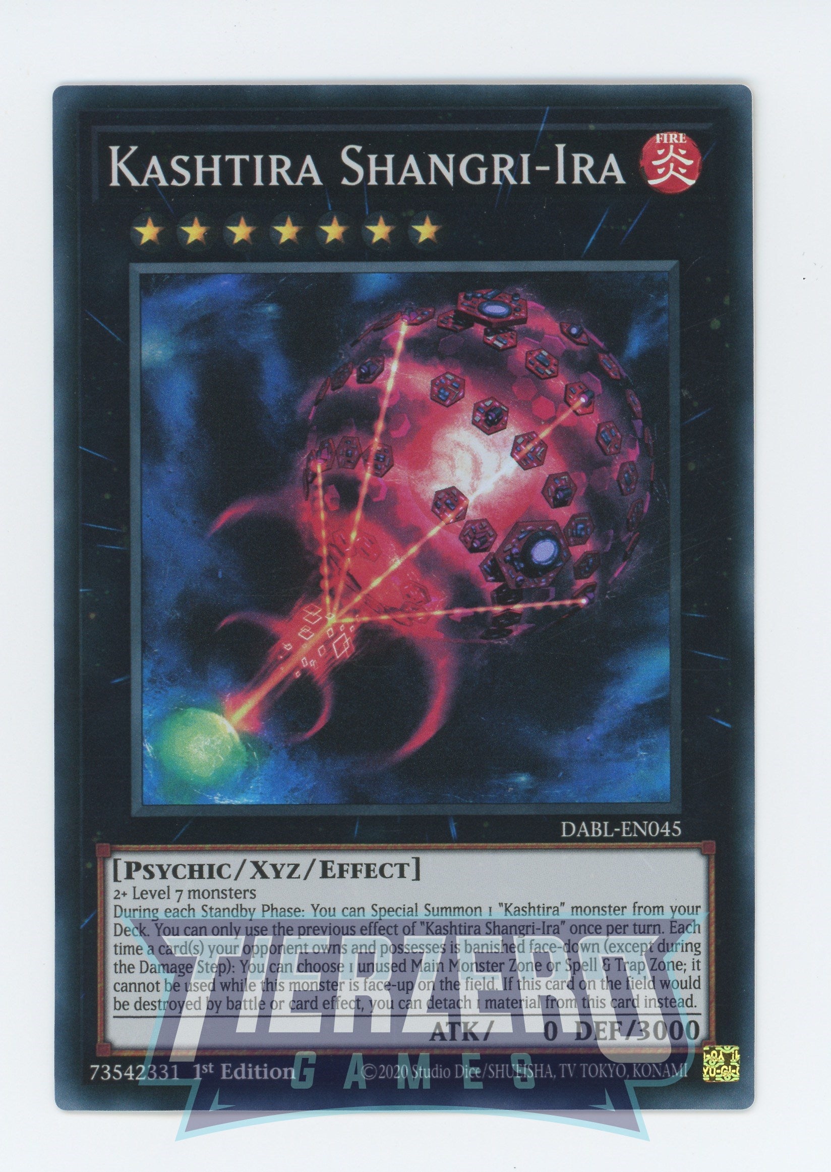 DABL-EN045 - Kashtira Shangri-Ira - Super Rare - Effect Xyz Monster - Darkwing Blast