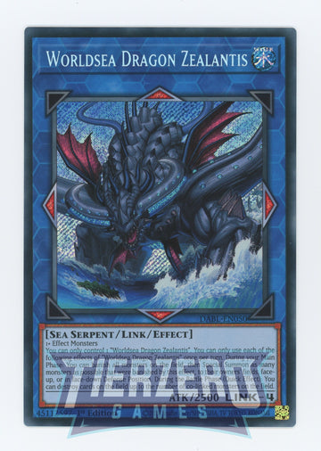 DABL-EN050 - Worldsea Dragon Zealantis - Secret Rare - Darkwing Blast