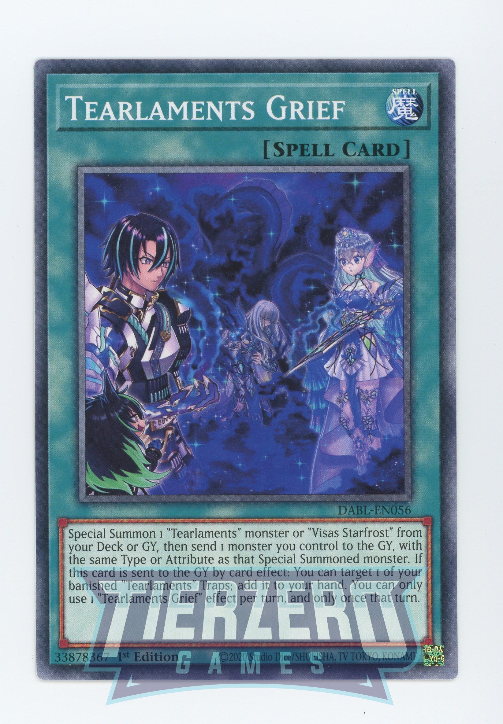 DABL-EN056 - Tearlaments Grief - Common - Normal Spell - Darkwing Blast