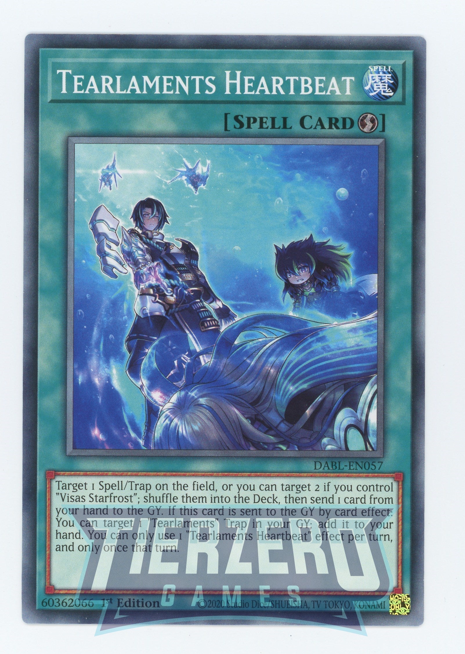 DABL-EN057 - Tearlaments Heartbeat - Common - Quick-Play Spell - Darkwing Blast