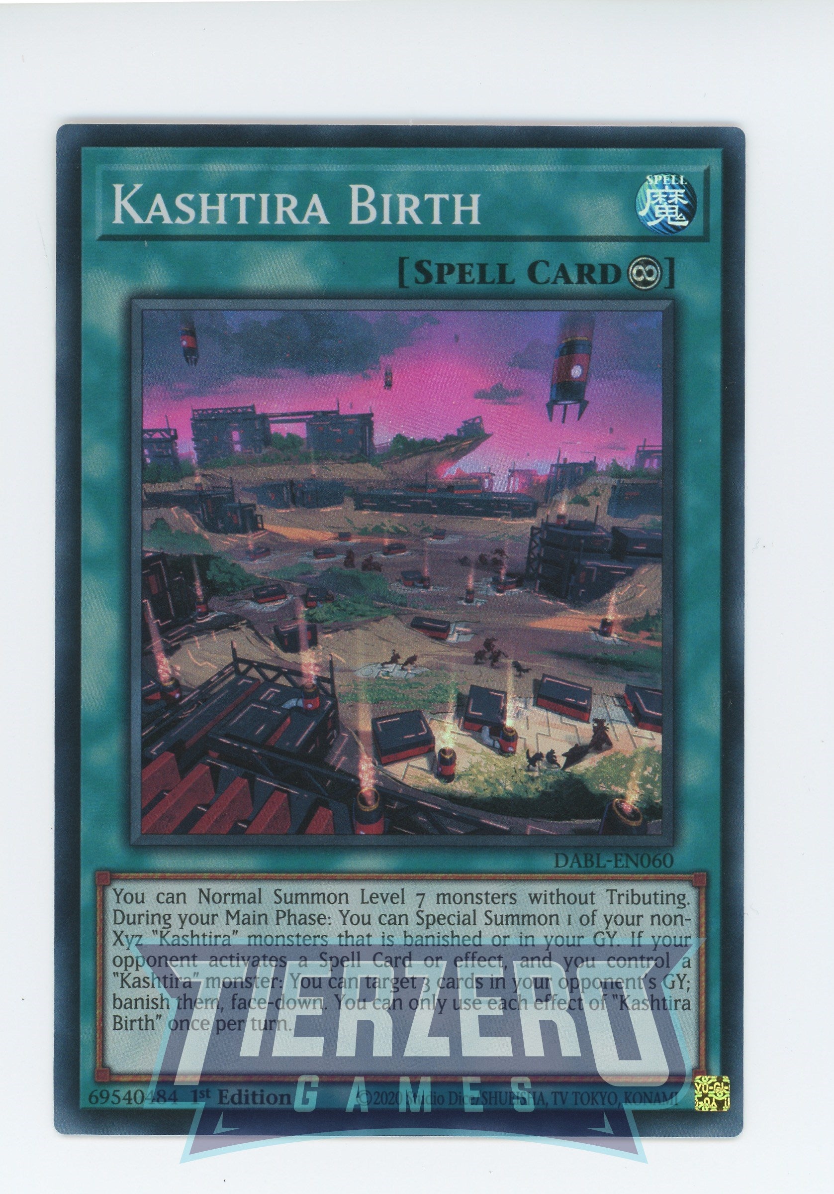 DABL-EN060 - Kashtira Birth - Super Rare - Continuous Spell - Darkwing Blast