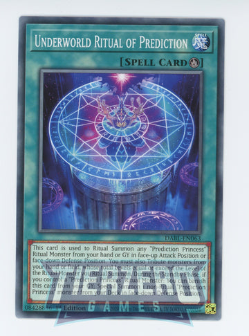 DABL-EN063 - Underworld Ritual of Prediction - Common - Darkwing Blast