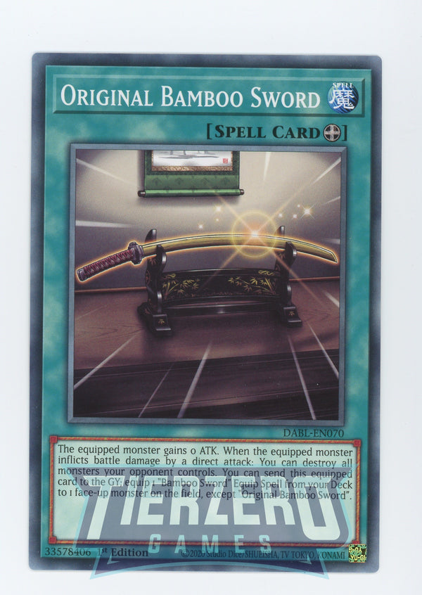 DABL-EN070 - Original Bamboo Sword - Common - Equip Spell - Darkwing Blast