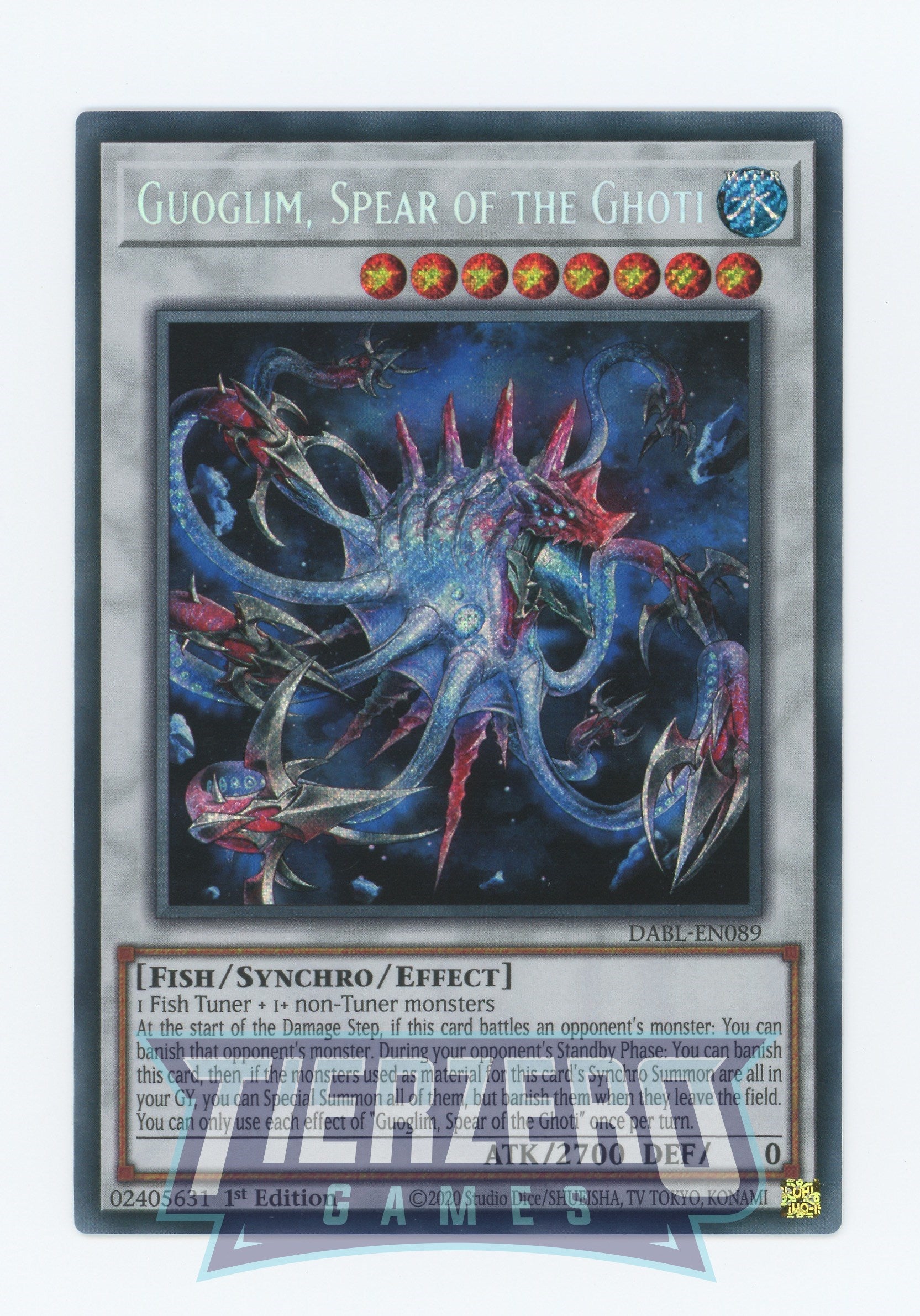 DABL-EN089 - Guoglim, Spear of the Ghoti - Secret Rare - Effect Synchro Monster - Darkwing Blast