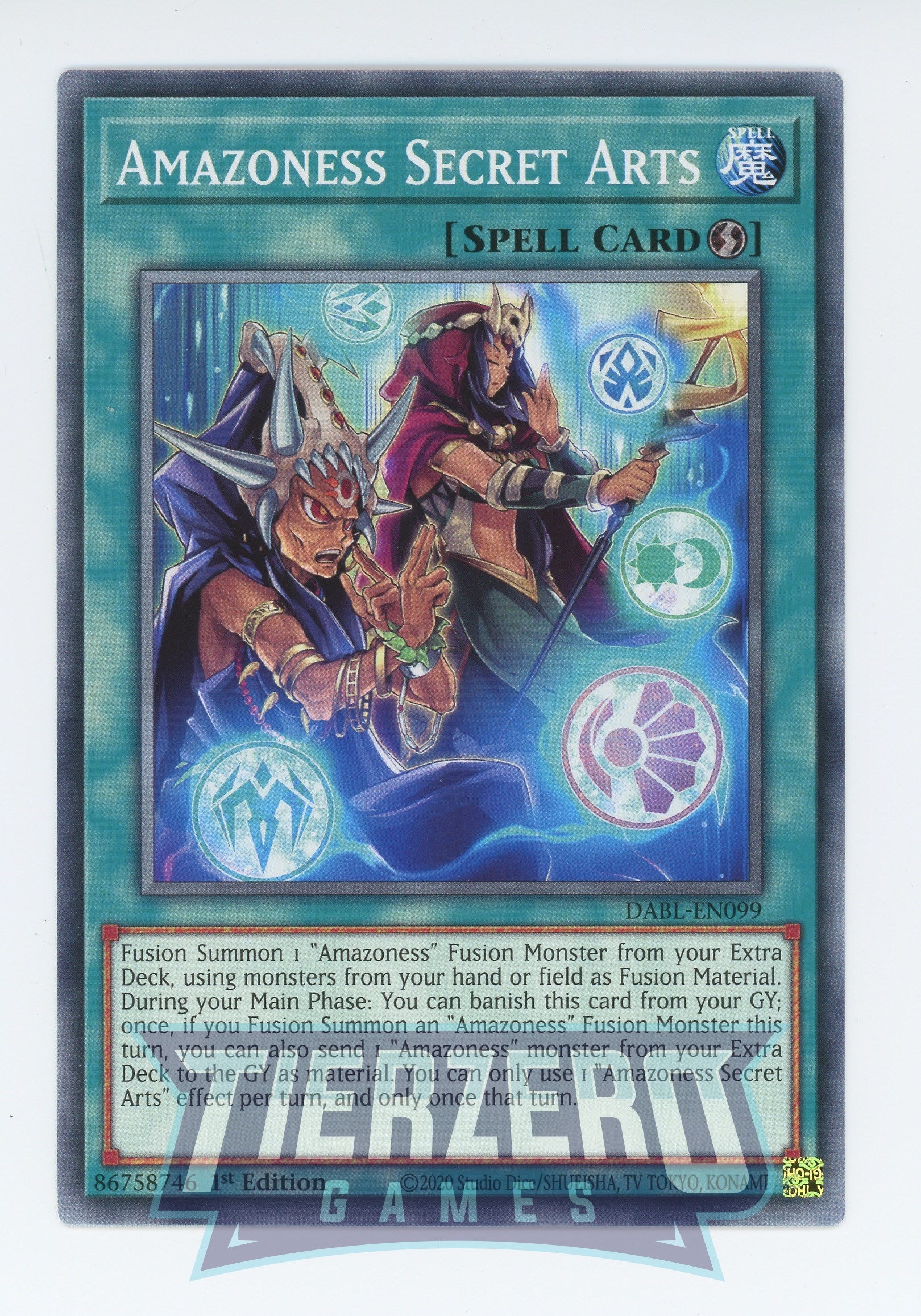 DABL-EN099 - Amazoness Secret Arts - Common - Quick-Play Spell - Darkwing Blast