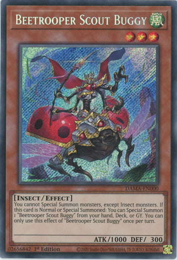 DAMA-EN000 - Beetrooper Scout Buggy - Secret Rare - Dawn of Majesty