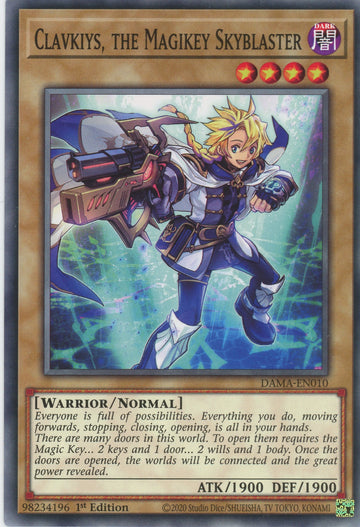 DAMA-EN010 - Clavkiys, the Magikey Skyblaster - Common - Dawn of Majesty