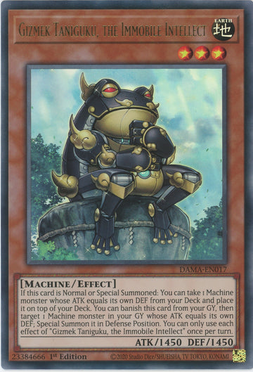 DAMA-EN017 - Gizmek Taniguku, the Immobile Intellect - Ultra Rare - Dawn of Majesty