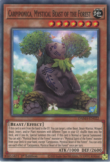 DAMA-EN022 - Carpiponica, Mystical Beast of the Forest - Common - Dawn of Majesty