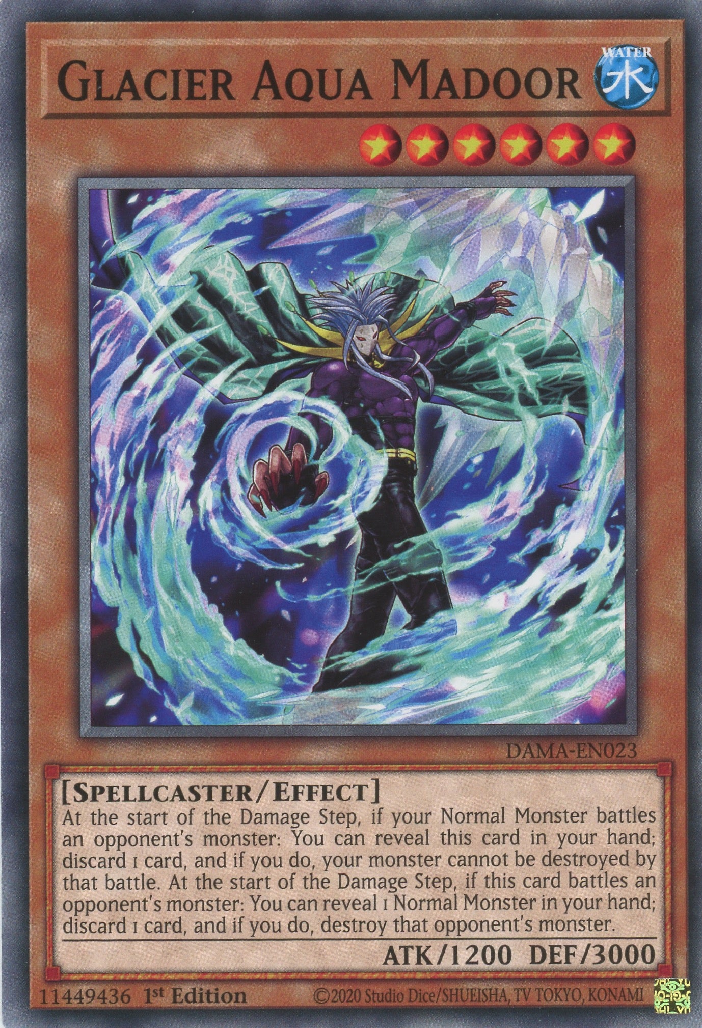 DAMA-EN023 - Glacier Aqua Madoor - Common - Effect Monster - Dawn of Majesty