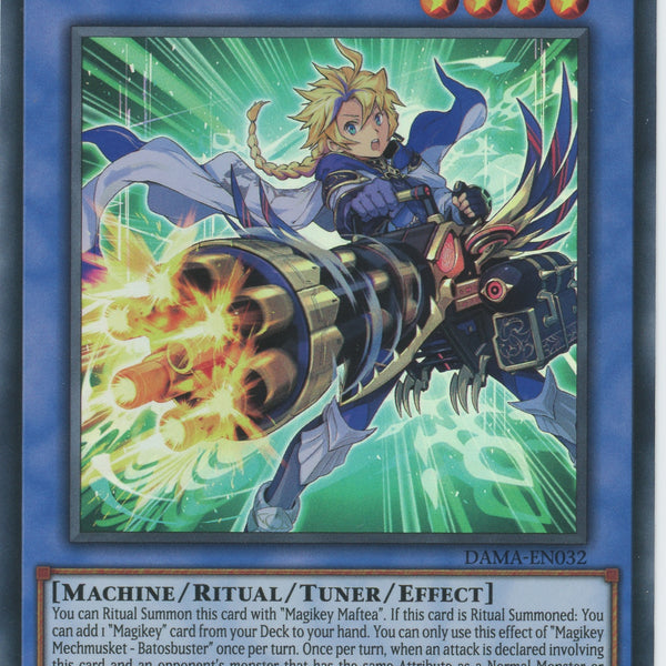 DAMA-EN032 - Magikey Mechmusket - Batosbuster - Super Rare - Effect Tu DAMA-EN032 - Magikey Mechmusket - Batosbuster - Super Rare - Effect Tu