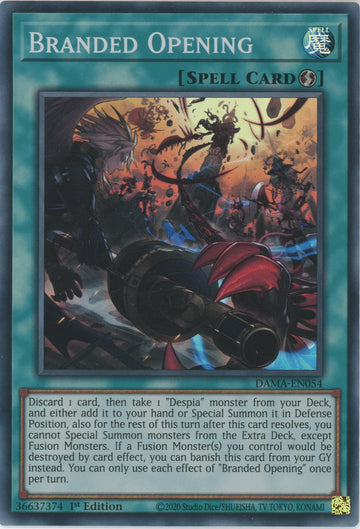 DAMA-EN054 - Branded Opening - Super Rare - Dawn of Majesty
