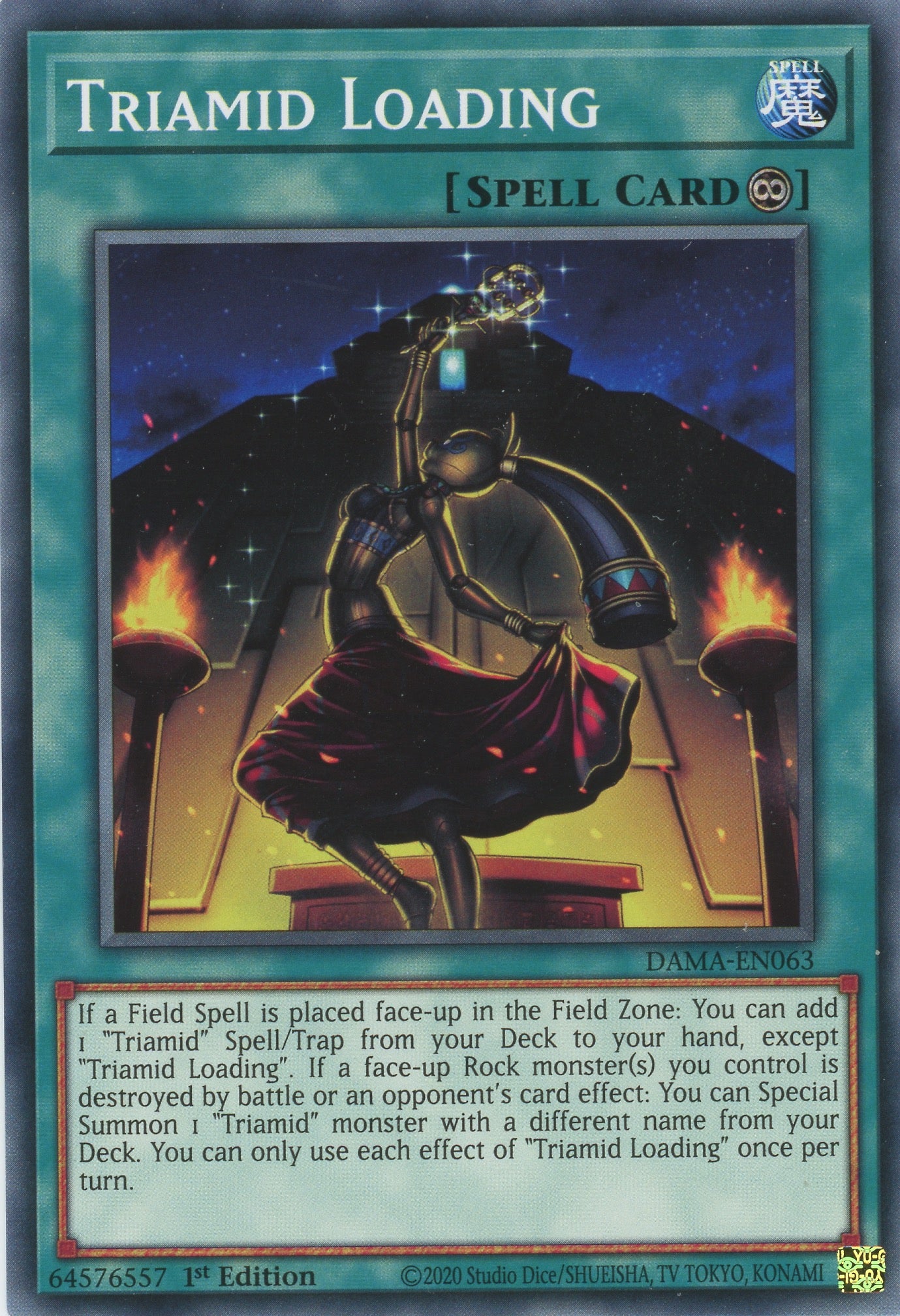 DAMA-EN063 - Triamid Loading - Common - Continuous Spell - Dawn of Majesty