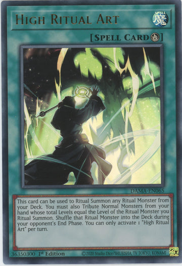 DAMA-EN065 - High Ritual Art - Ultra Rare - Dawn of Majesty