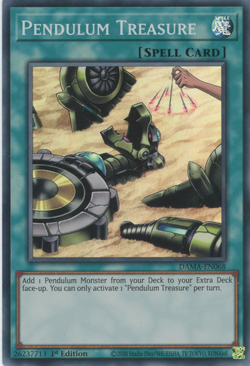 DAMA-EN068 - Pendulum Treasure - Super Rare - Dawn of Majesty