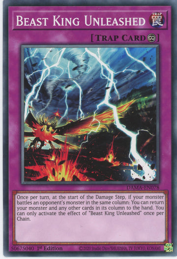 DAMA-EN078 - Beast King Unleashed - Common - Dawn of Majesty