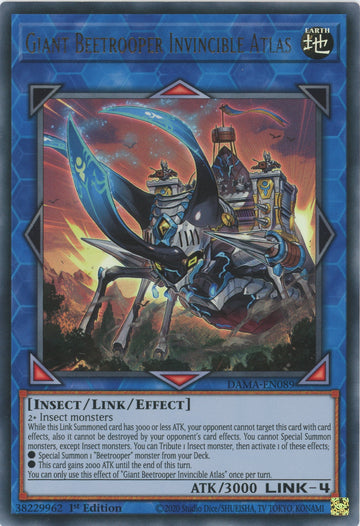 DAMA-EN089 - Giant Beetrooper Invincible Atlas - Ultra Rare - Dawn of Majesty