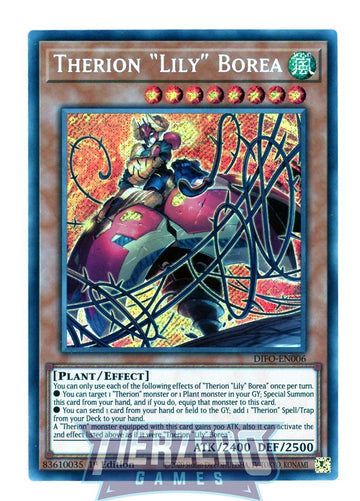DIFO-EN006 - Therion "Lily" Borea - Secret Rare - Dimension Force