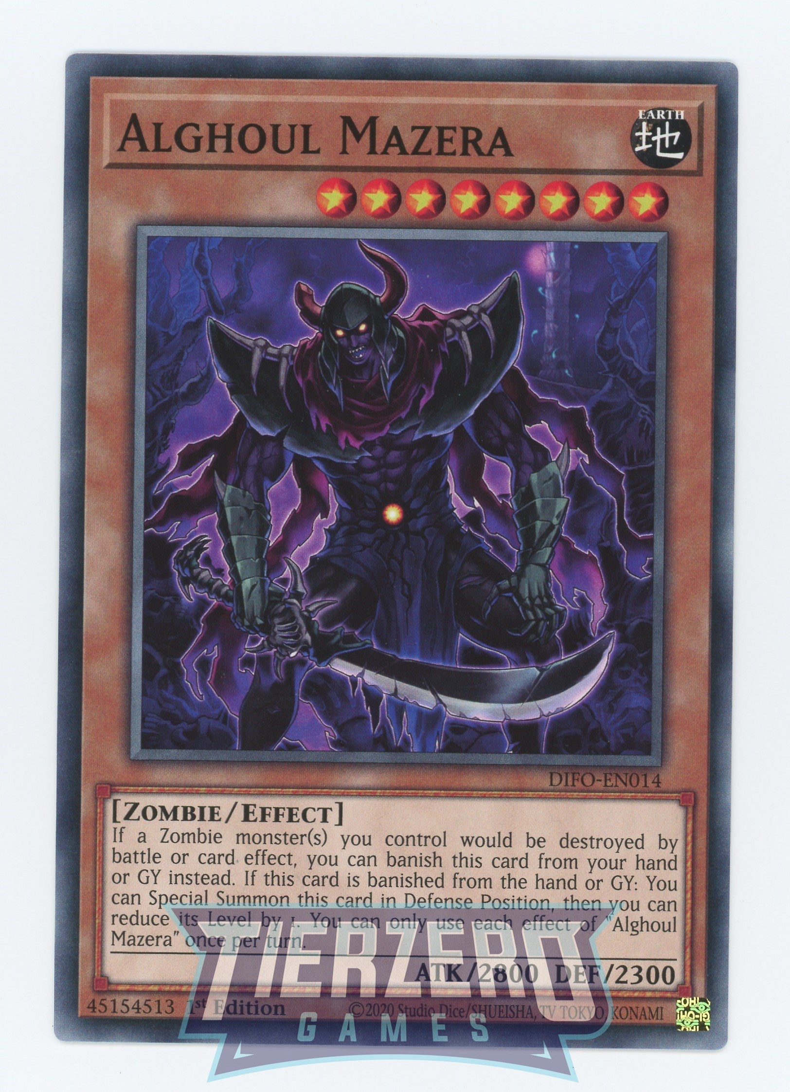 DIFO-EN014 - Alghoul Mazera - Common - Effect Monster - Dimension Force