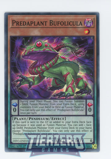 DIFO-EN018 - Predaplant Bufolicula - Common - Dimension Force