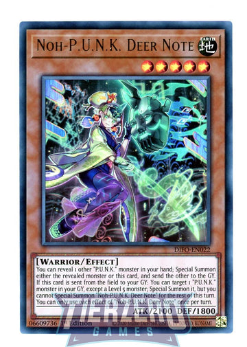 DIFO-EN022 - Noh-P.U.N.K. Deer Note - Ultra Rare - Dimension Force