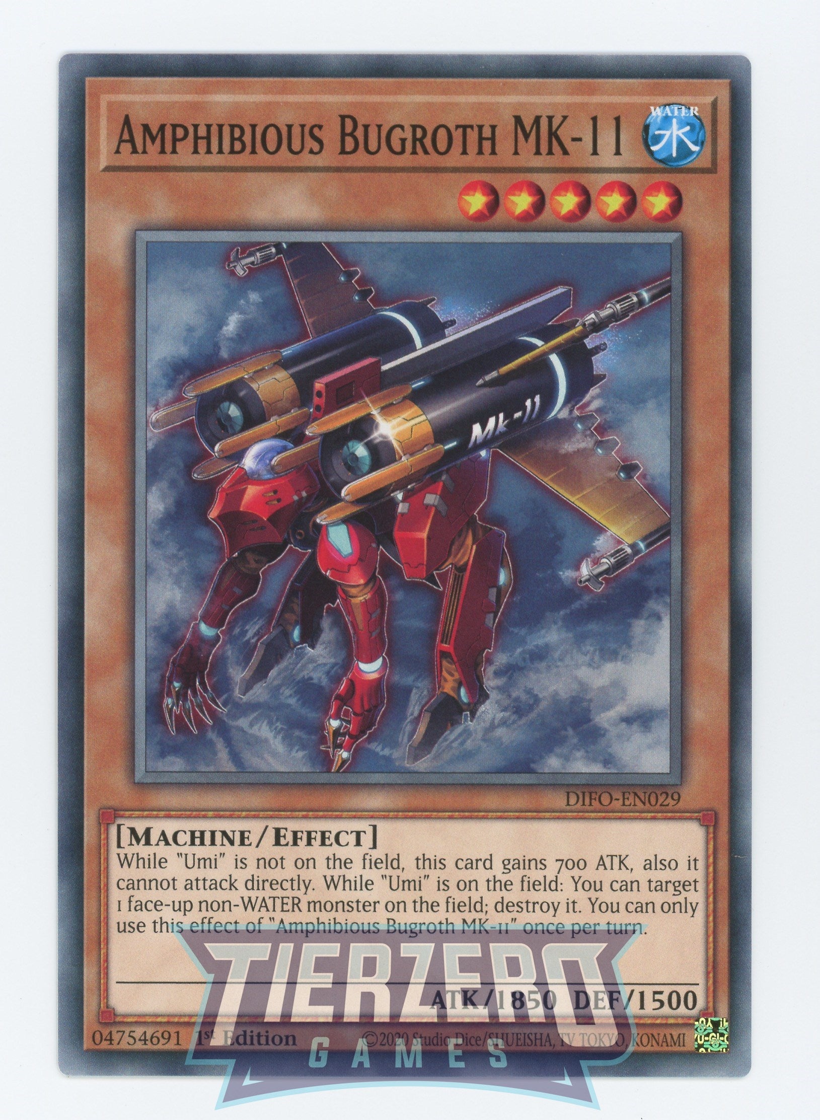 DIFO-EN029 - Amphibious Bugroth MK-11 - Common - Effect Monster - Dimension Force