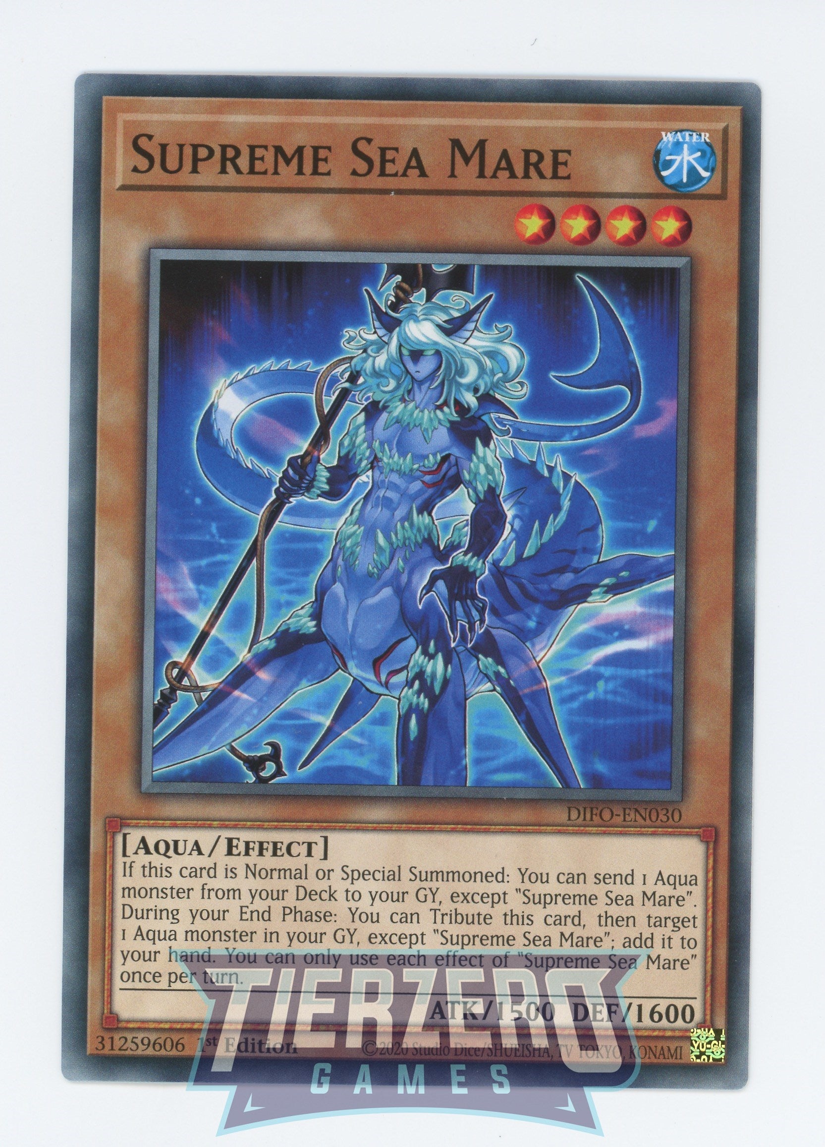 DIFO-EN030 - Supreme Sea Mare - Common - Effect Monster - Dimension Force