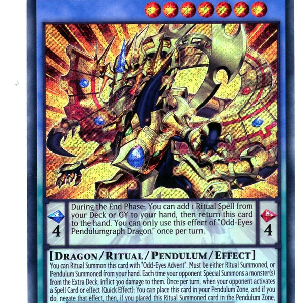 DIFO-EN034 - Odd-Eyes Pendulumgraph Dragon - Secret Rare - Effect Ritu DIFO-EN034 - Odd-Eyes Pendulumgraph Dragon - Secret Rare - Effect Ritu