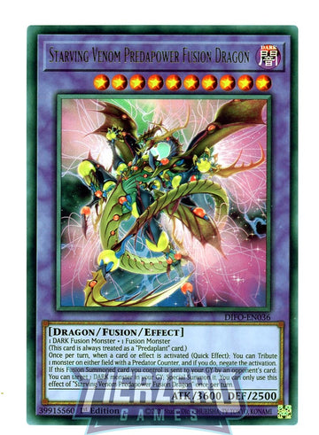 DIFO-EN036 - Starving Venom Predapower Fusion Dragon - Ultra Rare - Dimension Force